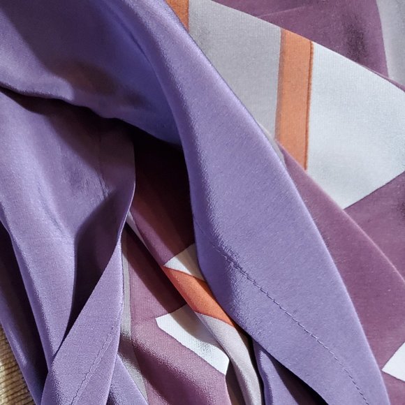 Mosswear Hand Painted 3-PC Silk Dress – Size M - Picture 10 of 12